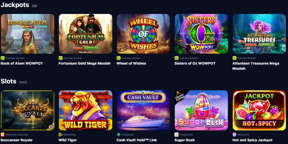 1Win casino games for everybody.